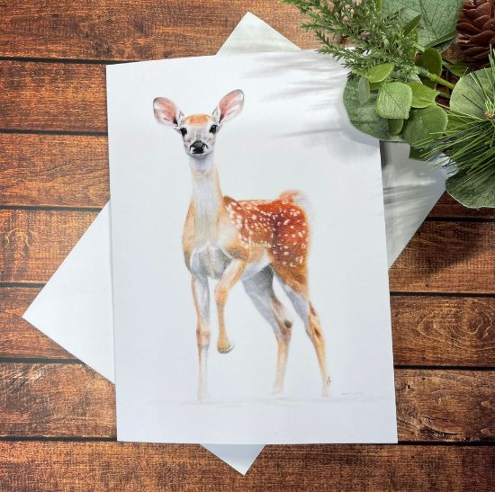 Picture of Deer Christmas card